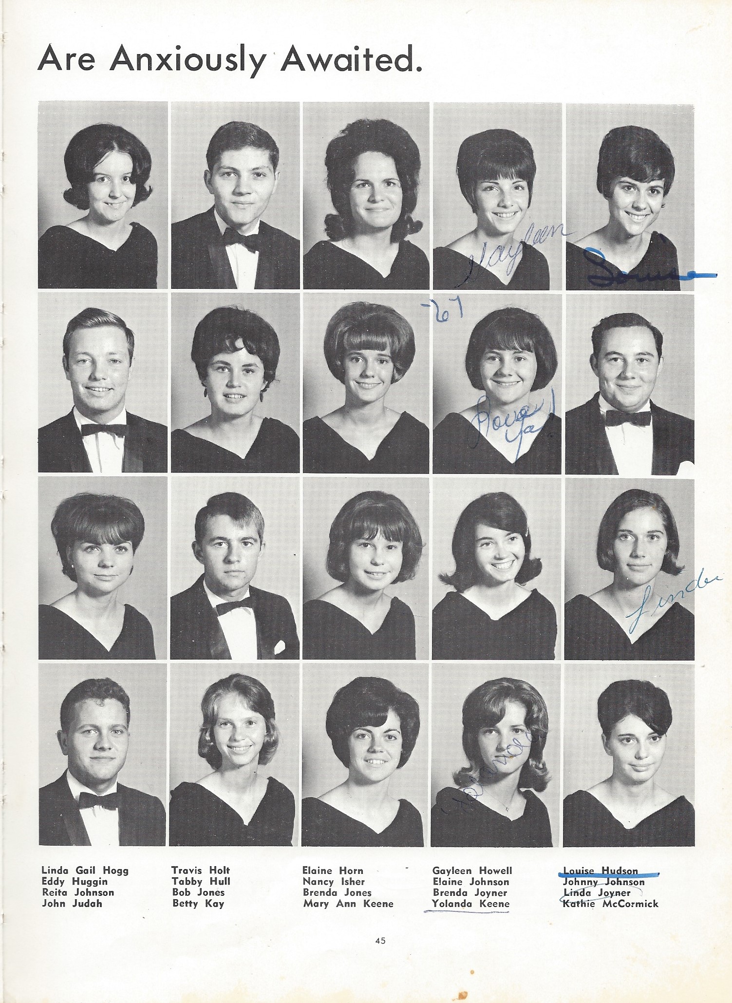SENIORS(IN 1967) (click on picture to zoom) 